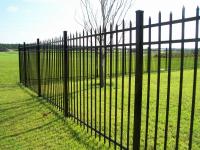 Anti Rust Galvanized Steel Security Fencing Decorative Tubular Picket Aluminum Garden Fence