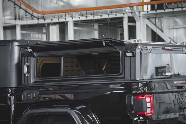 Aluminum Alloy Truck Bed Cover Pickup Tonneau Cover High Bed Canopy for Jeep Gladiator