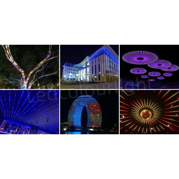 IP65 Epoxy Coated DC12V 60LEDs/m WS2811 RGB LED Strip Lights