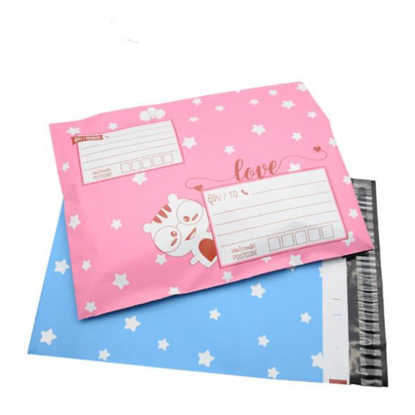 Zip Tie Closure Recycled Plastic Mailing Bags 50 Microns 60 Microns