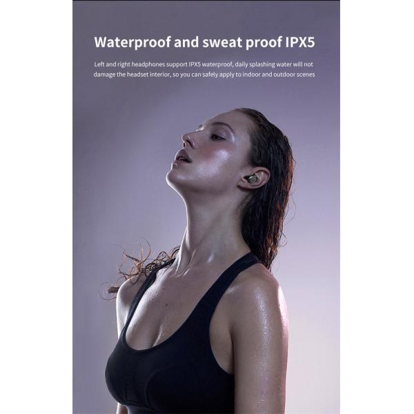 40mAH Power Bank Earbuds BT5.0 Wireless Earphones For Running