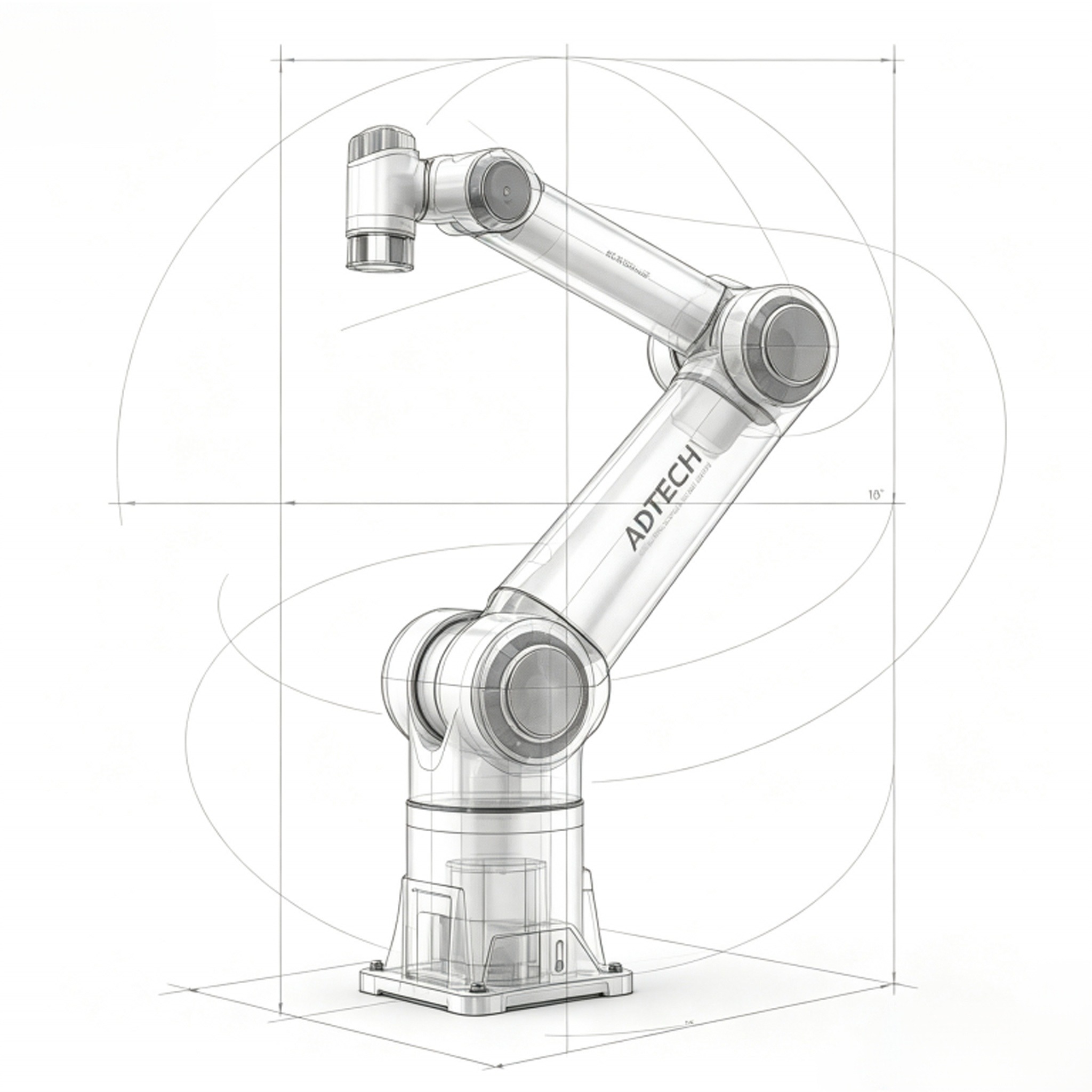 ADTECH Industrial SCARA Robot Arm High Speed Precision Positioning 005 mm