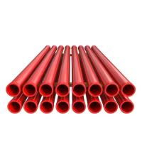 DN125 Concrete Pump Pipe ST52 Flange Connection 1 Year Warranty