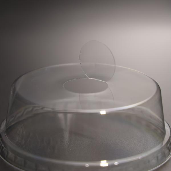 Tapa de vaso de plástico Tapa de vaso desechable Tapa de PET para vasos de PP/PET Vasos de zumo