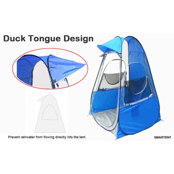 120*120*170CM Lightweight Portable Blue Transprent Waterproof Polyester Pop Up Sports Tents
