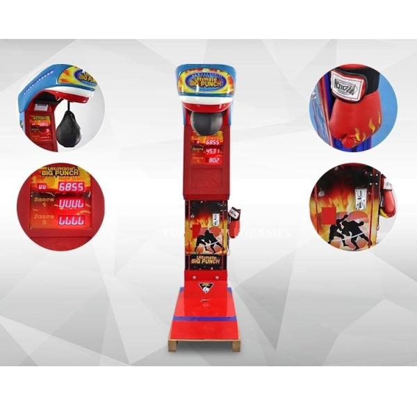 Ultimate Big Punch Electronic Boxing Arcade Game Machine For Entertainment