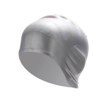 Silicone Ear Protection Swim Cap with Soft Waterproof Design for Swimming and Water Sports
