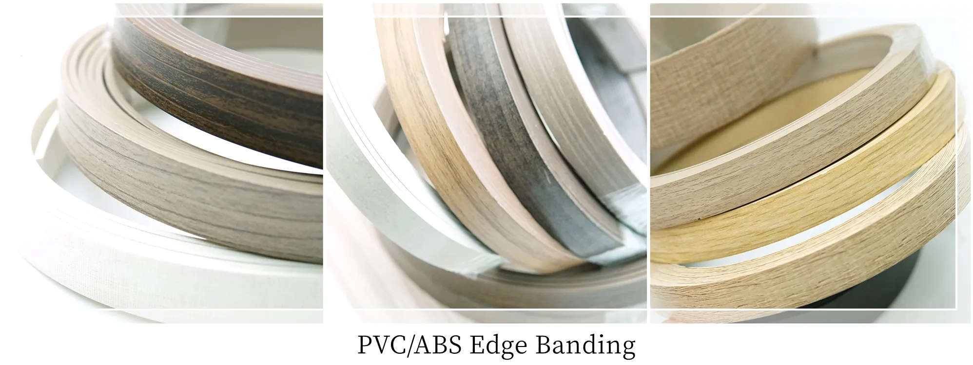 1mm Thick Wood Grain PVC Edge Banding Tape with Environmental Protection for Furniture Cabinets & Tables