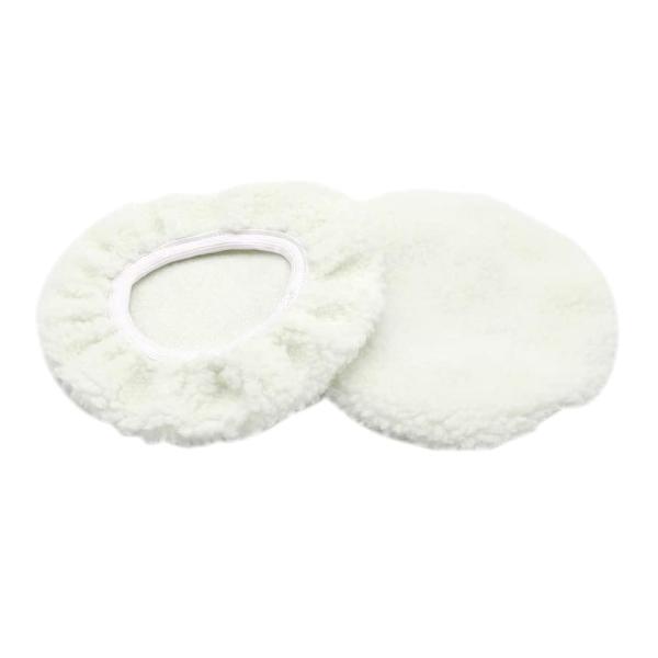6Pcs White 7 To 8 Inch Orbital Buffer Polisher Pads Auto Buffing Pads
