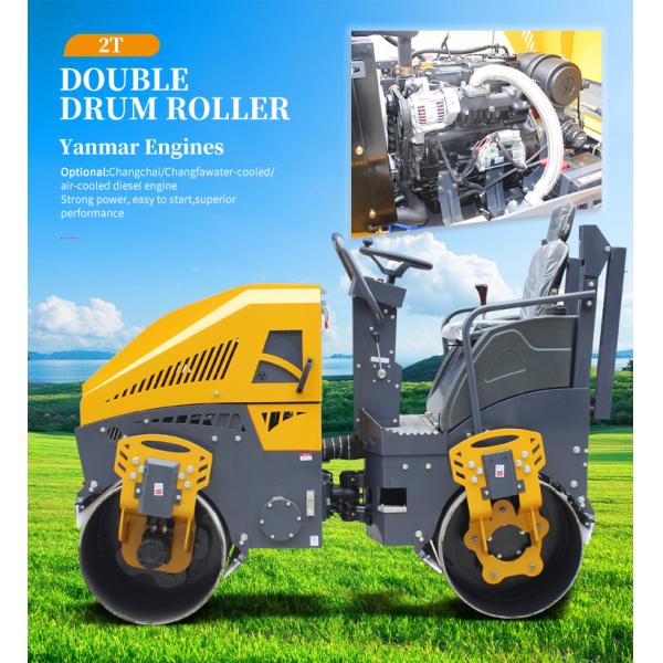 1 тонна 2T 3T двойной барабанный мини дорожный роликовый компрессор в Индии