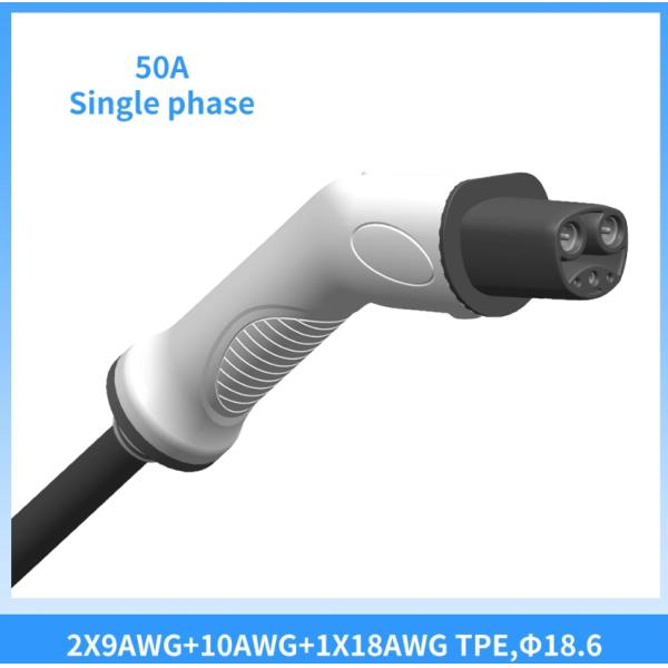 15A~80A Tesla Charger Cable Station Plug Tesla Electric Car Charger Charging Station