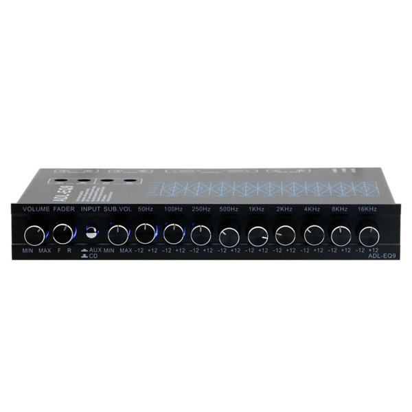 Hot-Selling 9-Band Car Audio EQ Tuning Crossover Amplifier Factory Source Cross-Border Best-Selling Audio Processor