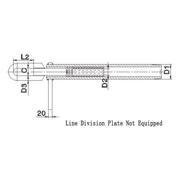 NYH Series Dead End Clamp Welding Type Anti Corrosion Without Line Division Plate
