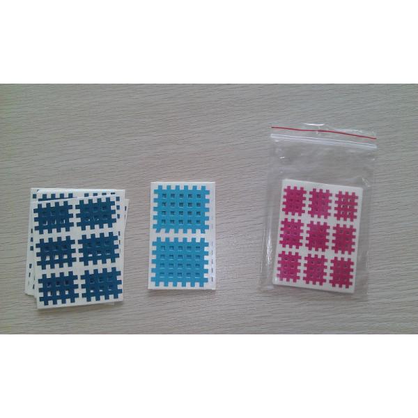 Кохезионная эластичная медицинская лента перевязывает перекрестный Kinesiology терапией облегчения боли стикера иглоукалывания