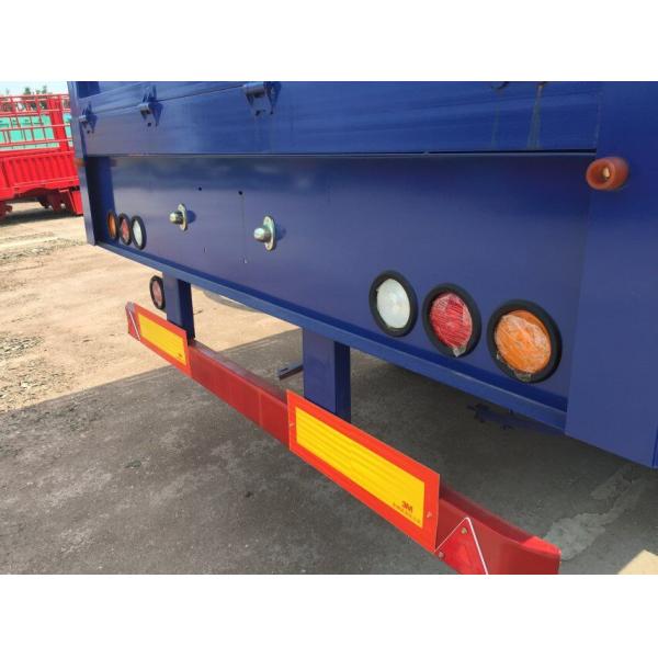 3 Axles 40 Feet Side Wall Semi Trailer 60 Ton Bulk Cargo Trailer