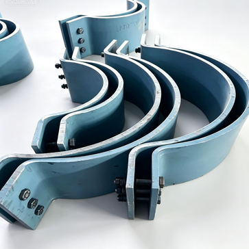 Low-Friction PTFE Sliding Pipe Supports for 1/2 Inch To 48 Inches Pipes Suitable for Indoor And Outdoor Use