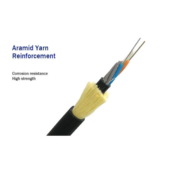 Long Span Self Supporting Adss Fiber Optic Cable Outdoor Single - Mode