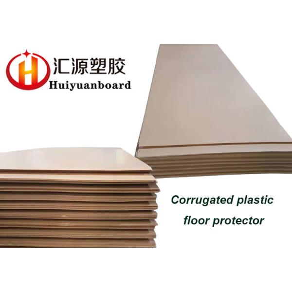 380gsm Eco Friendly Corrugated Plastic Floor Protector Anti UV Stabilized