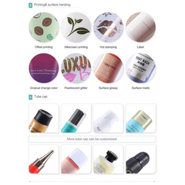 Empty Plastic Customizable Portable Travel Bottle Tube with CE and Customized Request