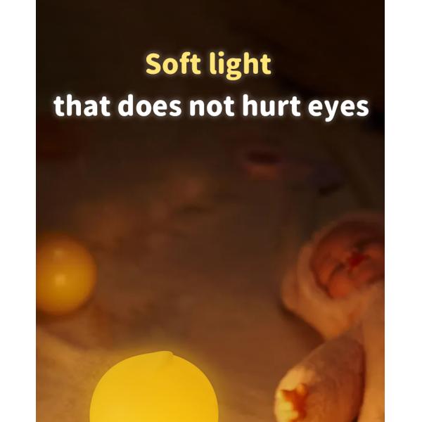 Lâmpada de toque de silicone para crianças