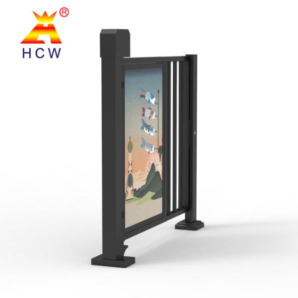 As barreiras da propaganda comercial de caixa leve crescem braço da porta 1-4m