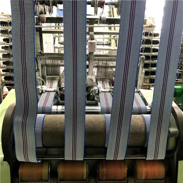 High quality Sofa Elastic Webbing 50mm Blue color made by good rubber