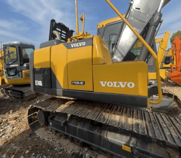 80% escavadeira nova e usada volvo EC140dl escavadeiras de segunda mão para venda