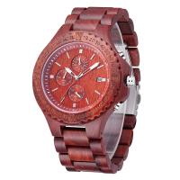 Montre-bracelet en bois de cadran de conception simple avec l'affaire facile et commode