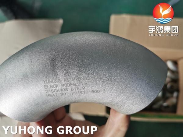 ASTM B363 Ti2 UNS R50400 3.7035 Titanium Alloy Steel Grade 2 Buttwelded Pipe Fittings B16.9