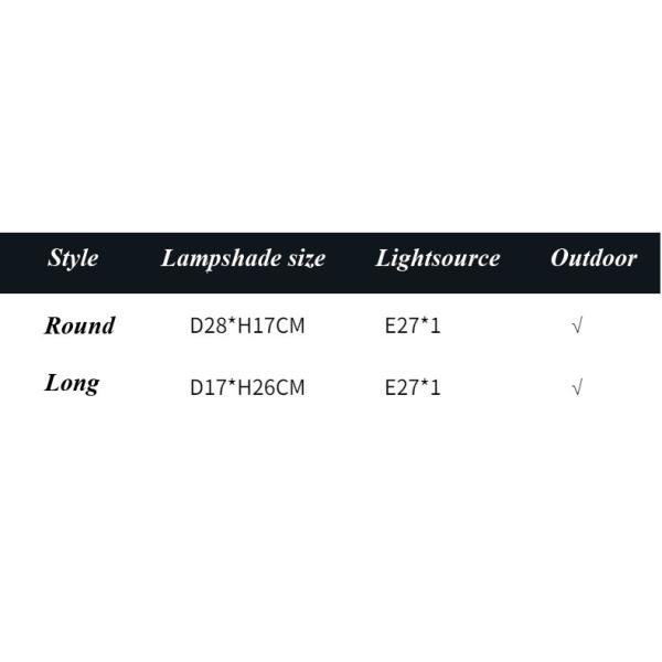 220V Rattan Wall Lamp Shade Hand Knitting Waterproof For Outdoor