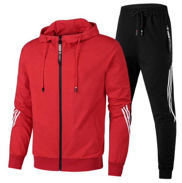 Custom your own brand mens cotton hoodie jogging/moring running/training tracksuit or sports suit