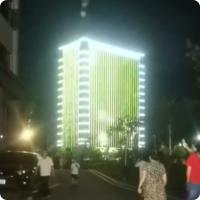 Source lumineuse LED point épaississement étanche IP67 pour éclairage de rue de bâtiment