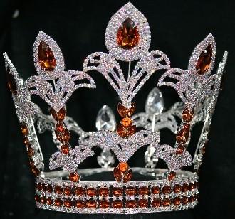 Classic round pageant crowns and tiaras fully round crowns pageant supplier china yiwu jewelry pai crown jewelry factory