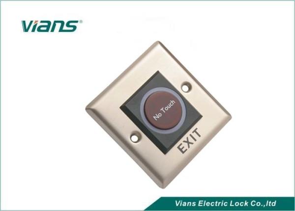 Infrared Sensor stainless steel exit button No Touch Push for Doors