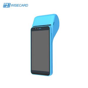 безконтактный терминал POS 5000mAh с блоком развертки штрихкода термального принтера