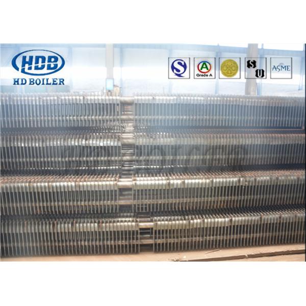 High Frequency Welding Boiler Fin Tube , H Type Welding Fin Tube / Longitudinal Fin Tube