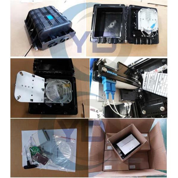 12 Core Inline Horizontal Fiber Optic Splice Box For FTTH / Fiber Splice Closures