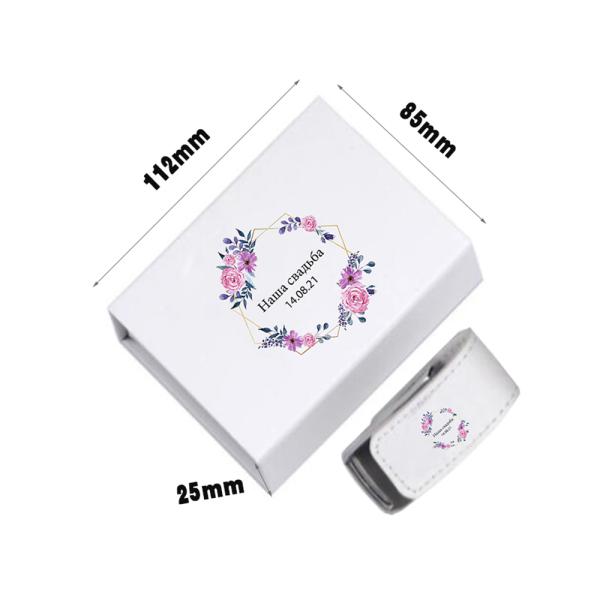 Оптовый выдвиженческий кожаный привод флэш-диска 4GB USB 8GB 62mm*27*12mm