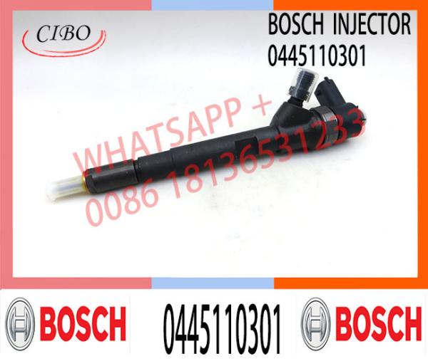 High quality long warranty Neutral new injector 0445110301 Common Rail Fuel Diesel Injector For VM Motori 15062054F