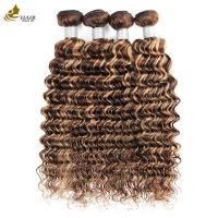 Piano 4/27 Ombre Extensiones de cabello humano Ondas profundas