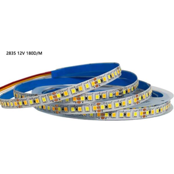 Прокладка 180LEDs/M СИД цветовой температуры цвета двойника CCT регулируемая для декоративного освещения