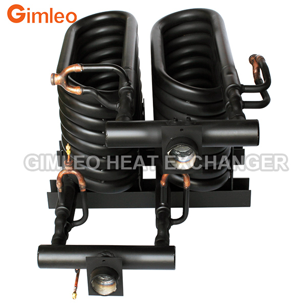 20 л.с. 88 кВт 300000 БТУ Конденсатор испаритель теплообменник трубка в трубке