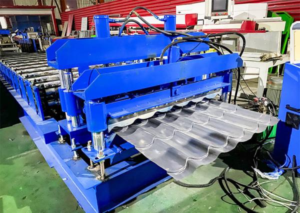 Máquina de moldagem de rolos de azulejos vidrados de aço galvanizado