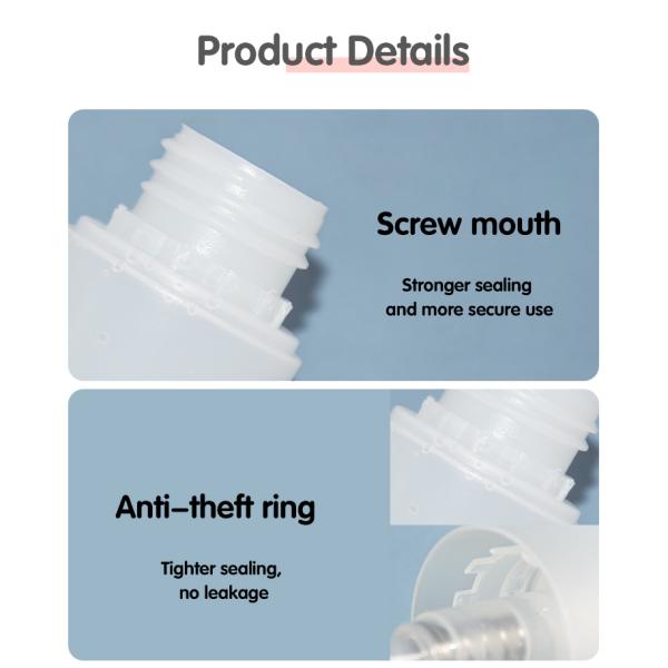 Productos de la diversión que empaquetan la botella plástica de empaquetado 50ml del HDPE de la botella del aceite lubricante del sexo