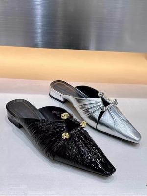 Comfortable And Elegant Womens Flat Sandals With Slip-On Design And Rubber Outsole