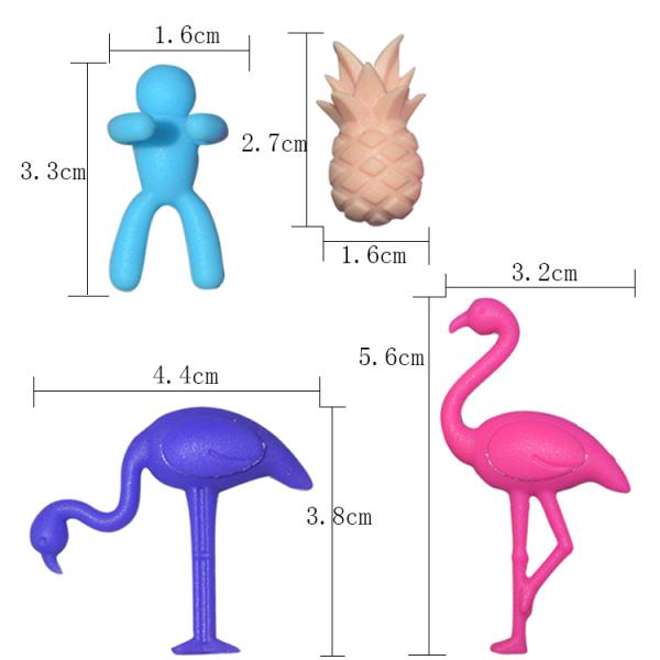 Животный бокал силикона формы картины очаровывает логотип Eco дружелюбный подгонянный