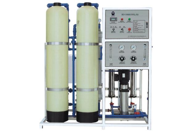 2 Stage RO Water Purifier With FRP Pre - Filter Tank , 300LPH RO Water Treatment Equipment