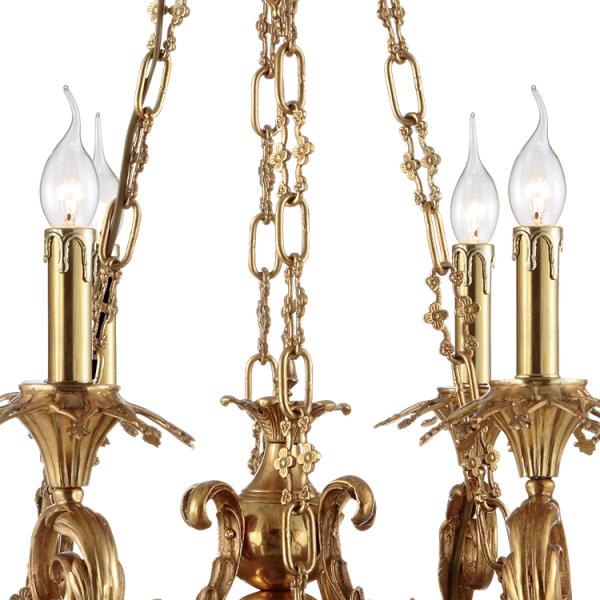 Antique solid brass chandelier Lighting Fixtures Indoor home (WH-PC-17)