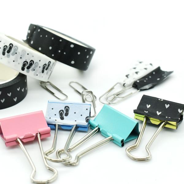 Черное белое 65g маскируя ленту Washi для украшения