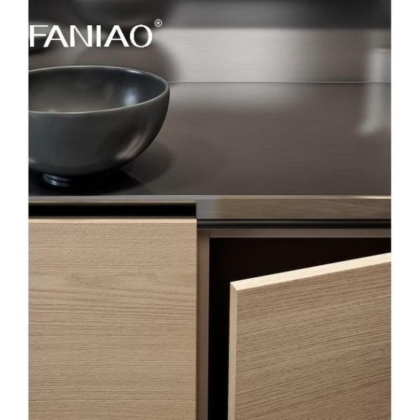 Кухни Плоская упаковка Белый полный шкаф Мебель Лака Домашний комплект Современный роскошный шкаф Кухня